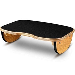 Larger Adjustable Rocking Footrest for Office Comfort