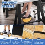 Larger Wooden Rocking Footrest for Home Office