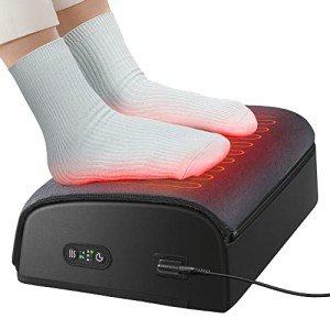 Heated Adjustable Ergonomic Foot Rest for Desk