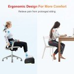 Heated Adjustable Ergonomic Foot Rest for Desk