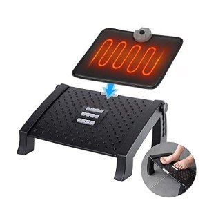 MyPlace Adjustable Heated Foot Rest for Comfort