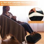 HAMOPY Heated Under-Desk Foot Rest with Pocket