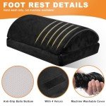 HAMOPY Heated Under-Desk Foot Rest with Pocket