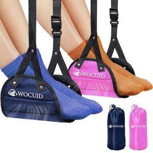 2-Pack Foot Hammocks for Travel Comfort