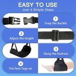 2-Pack Travel Foot Hammock for Ultimate Comfort
