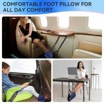 2-Pack Foot Hammocks for Travel Comfort