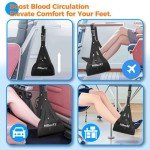 Travel Foot Hammock for Comfort on Airplanes