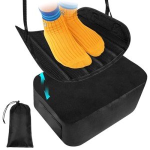 Adjustable Airplane Foot Hammock & Desk Footrest