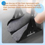 Travel Foot Hammock for Comfort on Airplanes