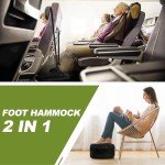 Adjustable Airplane Foot Hammock & Desk Footrest