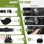 Adjustable Airplane Foot Hammock & Desk Footrest