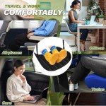 Adjustable Airplane Foot Hammock & Desk Footrest