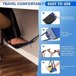 Portable Adjustable Footrest for Comfort on Flights