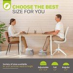 Premium Velvet Ergonomic Under-Desk Foot Rest