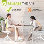 Premium Velvet Ergonomic Under-Desk Foot Rest
