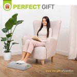 Premium Velvet Ergonomic Under-Desk Foot Rest