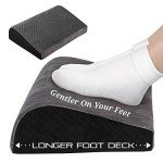 Kölbs Plush Velvet Ergonomic Under Desk Foot Rest