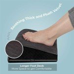 Kölbs Plush Velvet Ergonomic Under Desk Foot Rest
