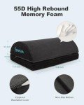 Foamula Adjustable Ergonomic Under Desk Foot Rest