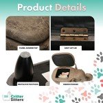 Brown Elephant Storage Ottoman & Foot Rest for Kids