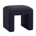 Modern Boucle Ottoman Stool for Home and Office