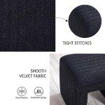 Modern Boucle Ottoman Stool for Home and Office
