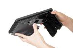 USA-Made Portable Travel Footrest in Black