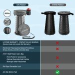Adjustable Portable Foot Rest & Stool Combo