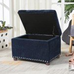 Furnistar 24" Storage Ottoman and Foot Rest