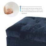 Furnistar 24" Storage Ottoman and Foot Rest