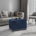 Furnistar 24" Storage Ottoman and Foot Rest