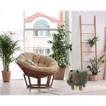 Green Rhino Animal Foot Rest Ottoman for Kids