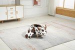 Cow Print Kids' Ottoman with Hidden Storage