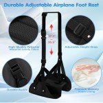 2-Pack Adjustable Foot Hammocks for Travel