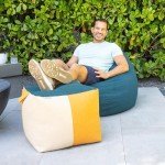 Weatherproof Big Joe Square Footrest Ottoman