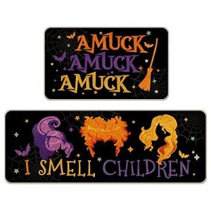 Halloween Themed Kitchen Mats Set - 2 Piece