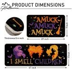 Halloween Themed Kitchen Mats Set - 2 Piece