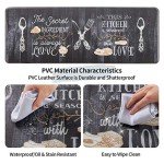 Anti-Fatigue Kitchen Mat Set for Standing Desks