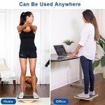 Wooden Balance Board for Stability and Core Strength