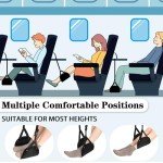 Travel Foot Rest Set - Adjustable Comfort for Journeys
