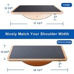Wooden Balance Board for Stability and Core Strength