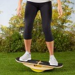 Bamboo Balance Board for Standing Desks & Yoga