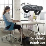 Ergonomic Under Desk Footrest with Massage Roller