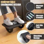 Ergonomic Rocking Foot Rest with Massager