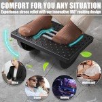 Ergonomic Rocking Foot Rest with Massager