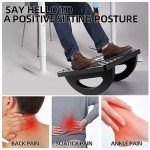Ergonomic Rocking Foot Rest with Roller Massage