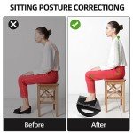 Ergonomic Rocking Foot Rest with Roller Massage