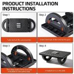Ergonomic Rocking Foot Rest with Roller Massage