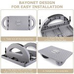 Ergonomic Rocking Foot Rest with Massage Feature