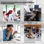 Adjustable Ergonomic Rocking Foot Rest for Comfort